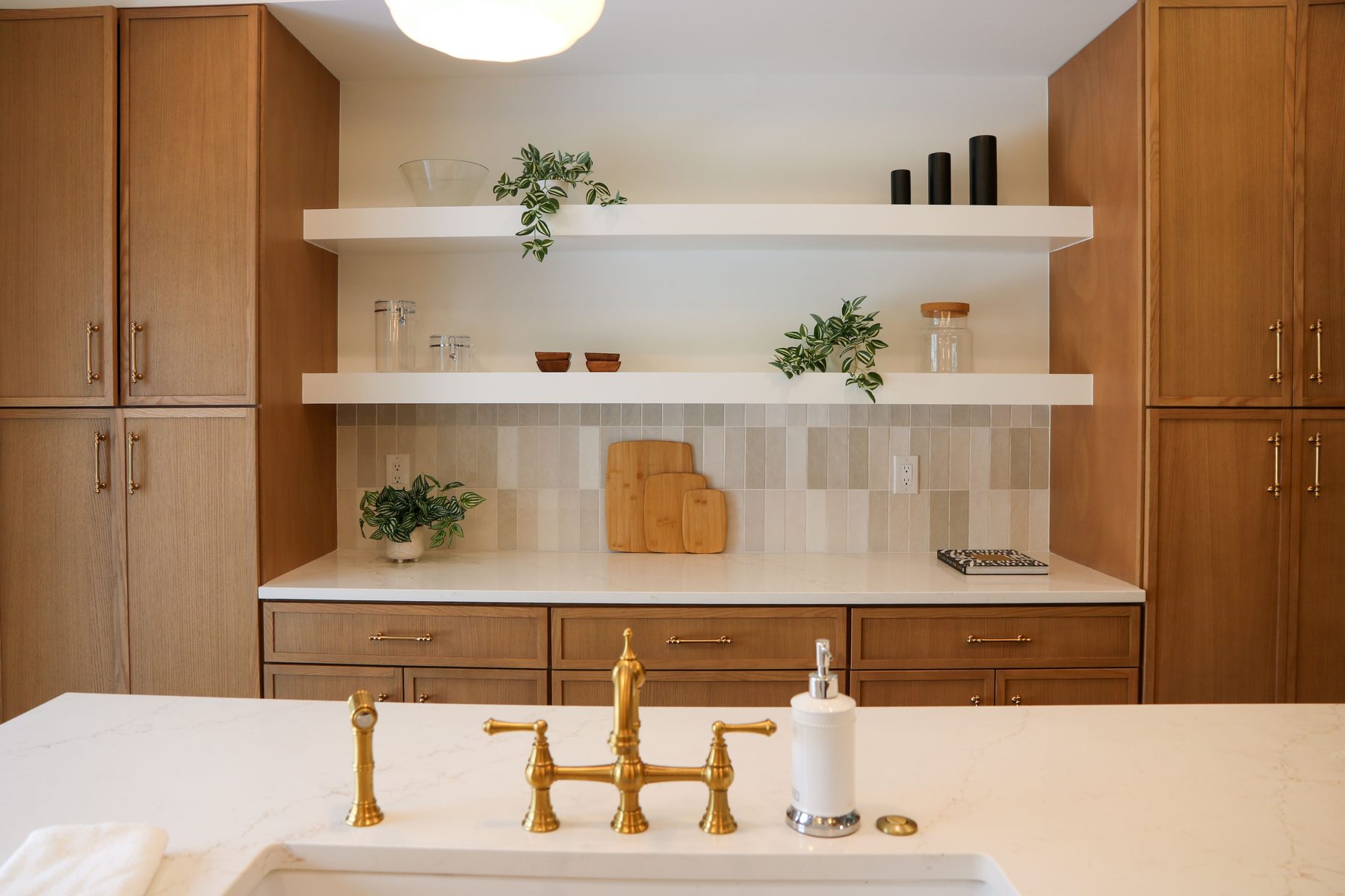 Miffle kitchen finished install with custom cabinetry